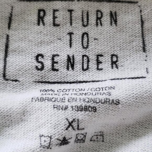 Return to Sender Anime Shirt Men's Manga Japanese Samurai Martial Arts XL - Picture 4 of 4